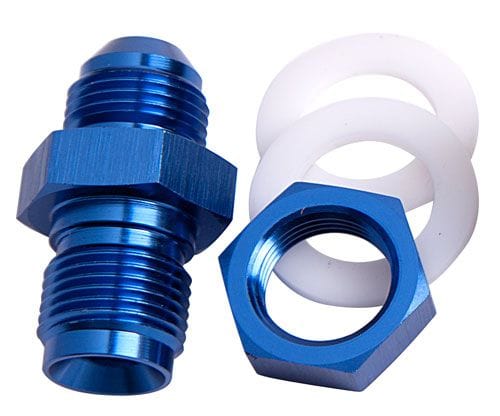 Aeroflow Performance Blue Fuel Cell Fitting -6AN AF921-06 Autofit