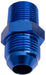 Aeroflow Performance Blue NPT to Straight Male Flare Adapter 1/4" to -6AN AF816-06 Autofit