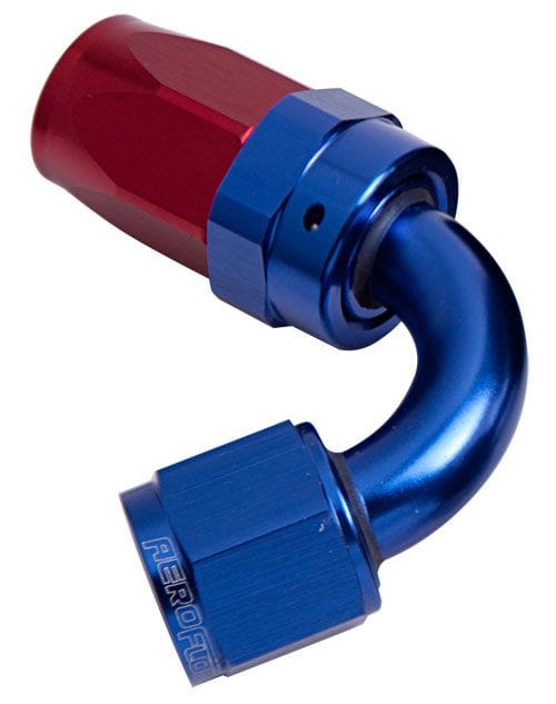 Aeroflow Performance Blue/Red Finish. Suit 100 & 450 Series Hose 100 Series Taper 120° Swivel Hose End -20AN AF104-20 Autofit