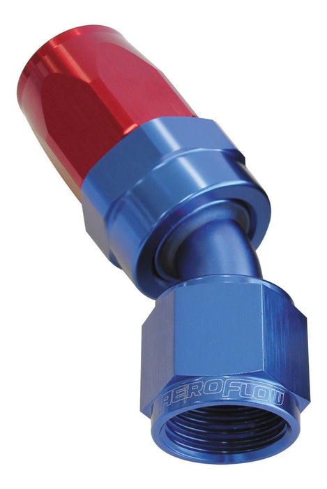 Aeroflow Performance Blue/Red Finish. Suit 100 & 450 Series Hose 100 Series Taper 30° Swivel Hose End -20AN AF117-20 Autofit