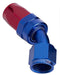 Aeroflow Performance Blue/Red Finish. Suit 100 & 450 Series Hose 100 Series Taper 45° Swivel Hose End -8AN AF102-08 Autofit