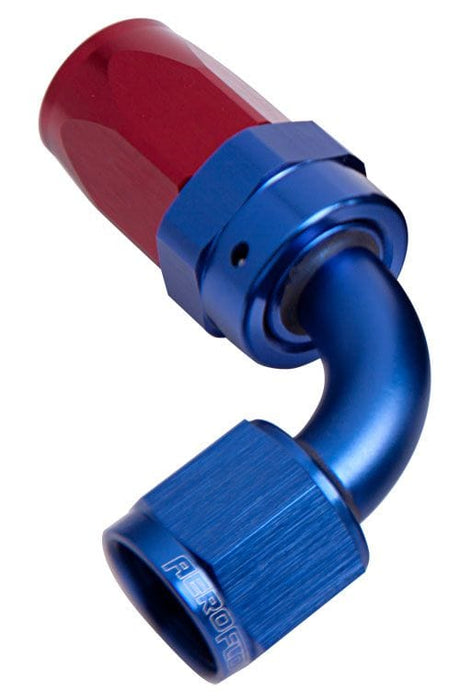 Aeroflow Performance Blue/Red Finish. Suit 100 & 450 Series Hose 100 Series Taper 90° Swivel Hose End -12AN AF103-12 Autofit