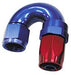 Aeroflow Performance Blue/Red Finish. Suit 100 & 450 Series Hose 150 Series Taper One-Piece Full Flow Swivel 180° Hose End -16AN AF159-16 Autofit