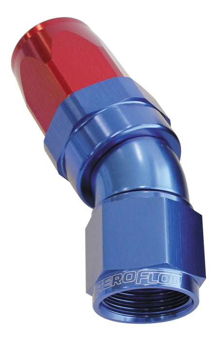 Aeroflow Performance Blue/Red Finish. Suit 100 & 450 Series Hose 150 Series Taper One-Piece Full Flow Swivel 30° Hose End -16AN AF197-16 Autofit