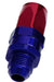 Aeroflow Performance Blue/Red Finish. Suit 100 & 450 Series Hose Male AN Taper Swivel Straight Hose End -8AN to -8AN AF840-08 Autofit