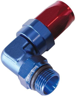Aeroflow Performance Blue/Red Finish. Suit 100 & 450 Series Hose ORB Taper Swivel 90° Hose End -8AN to -6AN AF849-06-08 Autofit