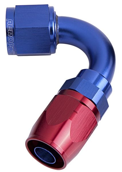 Aeroflow Performance Blue/Red Finish. Suits 100 & 450 Series Hose 500 Series Cutter Swivel 120° Hose End -12AN AF504-12 Autofit