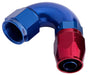 Aeroflow Performance Blue/Red Finish. Suits 100 & 450 Series Hose 550 Series Cutter One-Piece Full Flow Swivel 120° Hose End -4AN AF554-04 Autofit