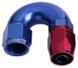 Aeroflow Performance Blue/Red Finish. Suits 100 & 450 Series Hose 550 Series Cutter One-Piece Full Flow Swivel 180° Hose End -6AN AF556-06 Autofit
