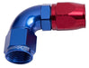 Aeroflow Performance Blue/Red Finish. Suits 100 & 450 Series Hose 550 Series Cutter One-Piece Full Flow Swivel 90° Hose End -6AN (25 Pack) AF553-0 Autofit