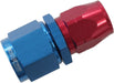 Aeroflow Performance Blue/Red Finish. Suits 100 & 450 Series Hose 550 Series Cutter Style One Piece Straight Stepped Hose End -8AN to -6 Hose AF50 Autofit
