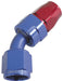 Aeroflow Performance Blue/Red Finish. Suits 200 & 250 Series Hose 200 Series PTFE 45° Hose End -20AN AF202-20D Autofit