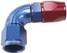 Aeroflow Performance Blue/Red Finish. Suits 200 & 250 Series Hose 570 Series PTFE 90° Hose End -16AN AF573-16D Autofit