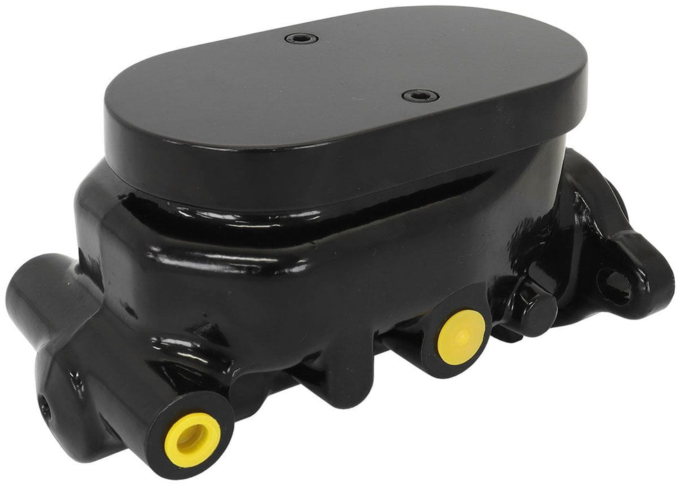 Aeroflow Performance Cast Aluminium with Smooth Top Lid GM Brake Master Cylinder 1-1/8" Bore Black Finish AF300-151BLK Autofit