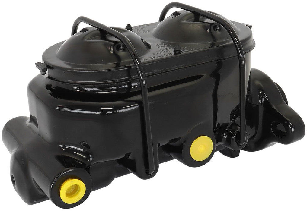 Aeroflow Performance Cast Iron with Dual Bowl s GM Brake Master Cylinder 1-1/8" Bore Black Finish AF300-155BLK Autofit