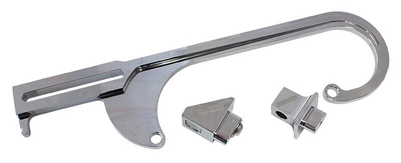Aeroflow Performance Chrome Finish Billet Throttle Cable Bracket 4150 Style AF64-2026C Autofit