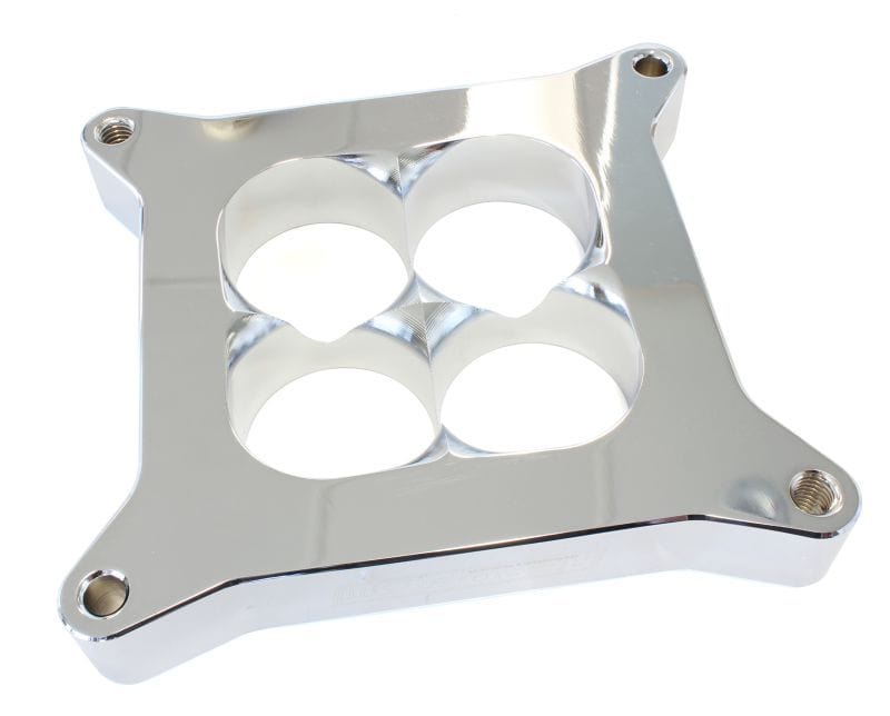 Aeroflow Performance Chrome Finish. Suit 4500 Style Flange 1" Tapered High Velocity Carburettor Spacer AF64-2045C Autofit