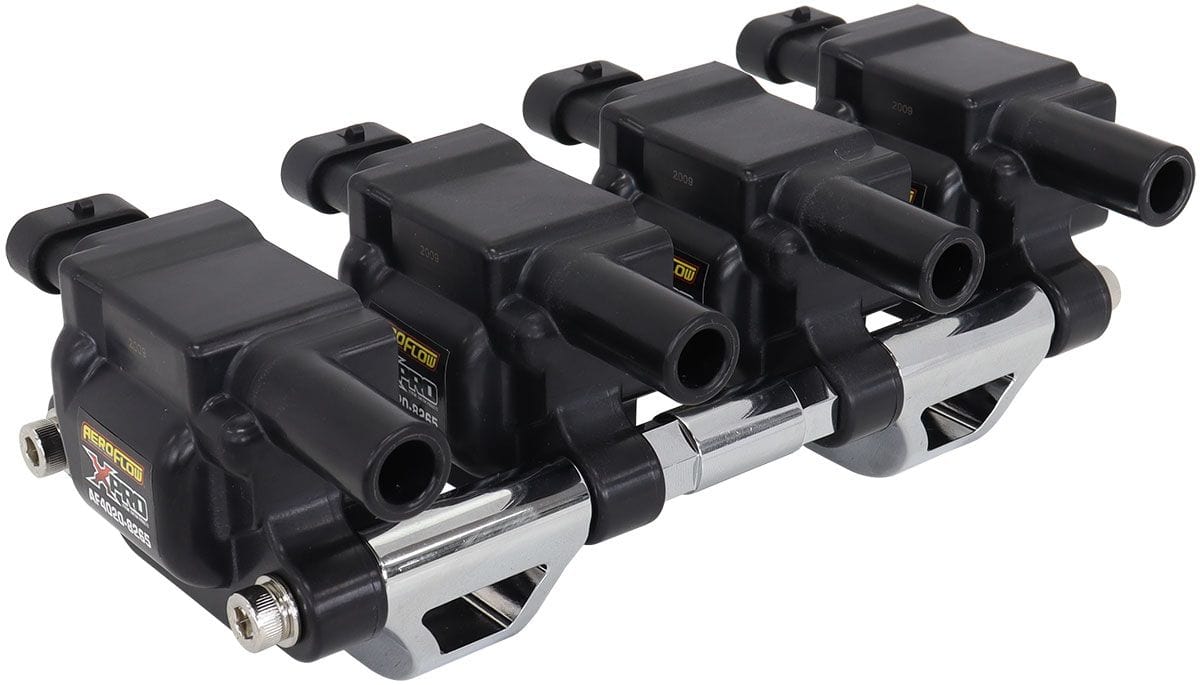 Aeroflow Performance Chrome Finish. This Kit Mounts 8 Coils. Billet LS2/LS3/LS7 Coil Relocation Kit AF64-4034 Autofit