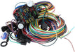 Aeroflow Performance Complete with Standard Fuses & Fuse Panel Complete Universal 21 Circuit Wiring Harness Kit AF49-1502 Autofit