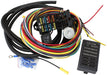 Aeroflow Performance Complete with Standard Fuses & Fuse Panel Complete Universal 8 Circuit Wiring Harness Kit AF49-1500 Autofit