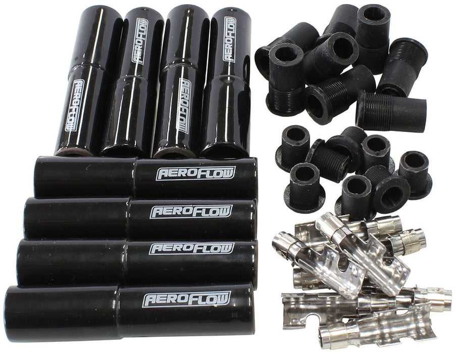 Aeroflow Performance Contains 8 x Boots & 8 x Terminals Xpro Ceramic Straight Boot & Terminal Kit, 8 Pack AF4038-3301C-8 Autofit