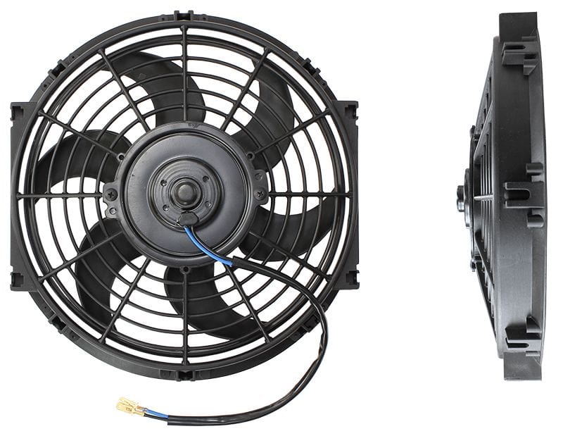 Aeroflow Performance Curved Blades, 11-13/64" (285mm) Mount Dia 10" Electric Thermo Fan AF49-1000 Autofit