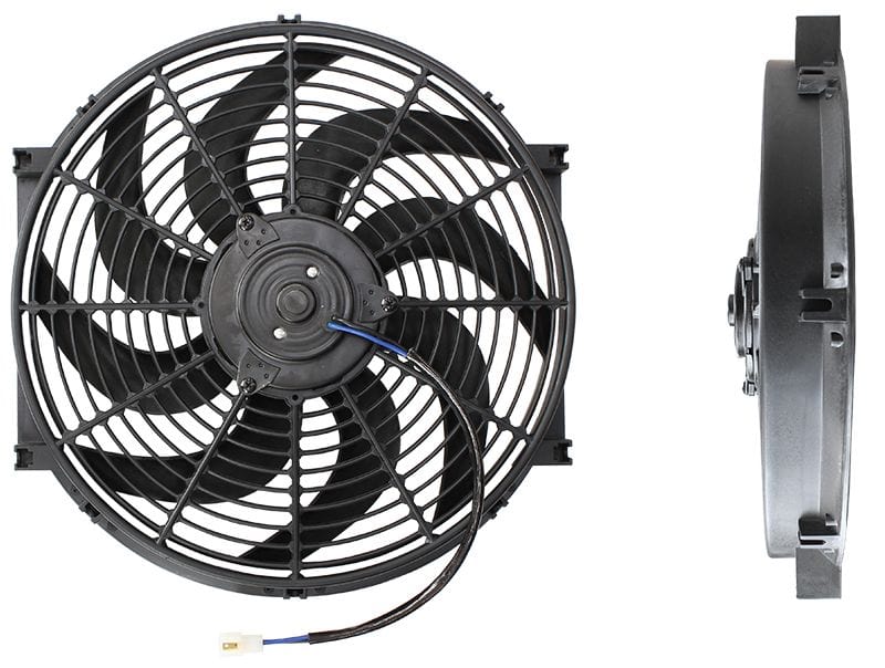 Aeroflow Performance Curved Blades, 1650 CFM 14" Electric Thermo Fan AF49-1002 Autofit
