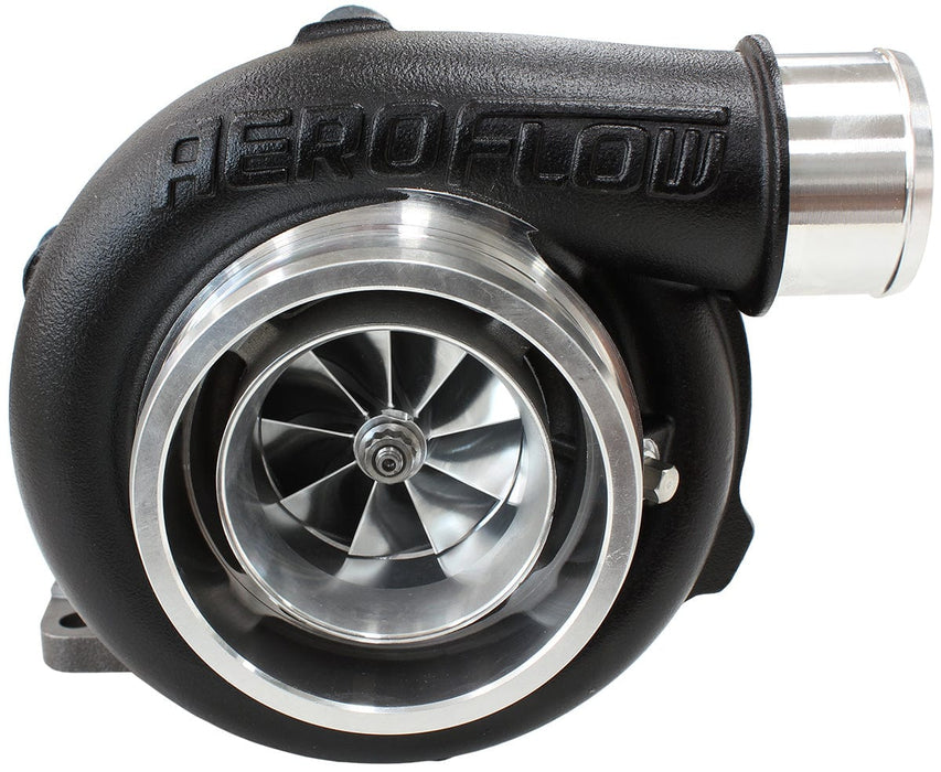 Aeroflow Performance External Wastegate, T3 Inlet Flange, V-Band Exhaust Flange BOOSTED 5855 .63 Turbocharger 750HP, Hi Temp Black Finish AF8005-3005BLK Autofit