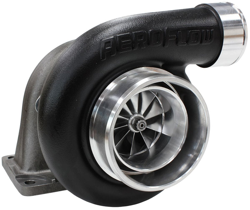 Aeroflow Performance External Wastegate, T3 Inlet Flange, V-Band Exhaust Flange BOOSTED 6662 .63 Turbocharger 900HP, Hi Temp Black Finish AF8005-3015BLK Autofit
