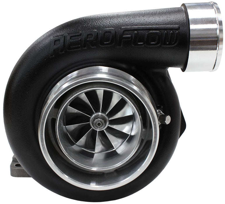 Aeroflow Performance External Wastegate, T3 Inlet Flange, V-Band Exhaust Flange BOOSTED 6662 .63 Turbocharger 900HP, Hi Temp Black Finish AF8005-3015BLK Autofit