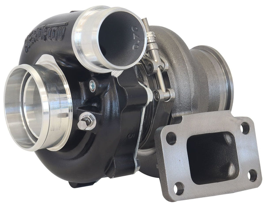 Aeroflow Performance External Wastegate, T3 Inlet Flange, V-Band Exhaust Flange BOOSTED B5455 .61 Turbocharger 660HP, Hi Temp Black Finish AF8005-3035BLK Autofit
