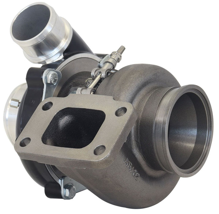 Aeroflow Performance External Wastegate, T3 Inlet Flange, V-Band Exhaust Flange BOOSTED B5455 .83 Turbocharger 660HP, Hi Temp Black Finish AF8005-3036BLK Autofit