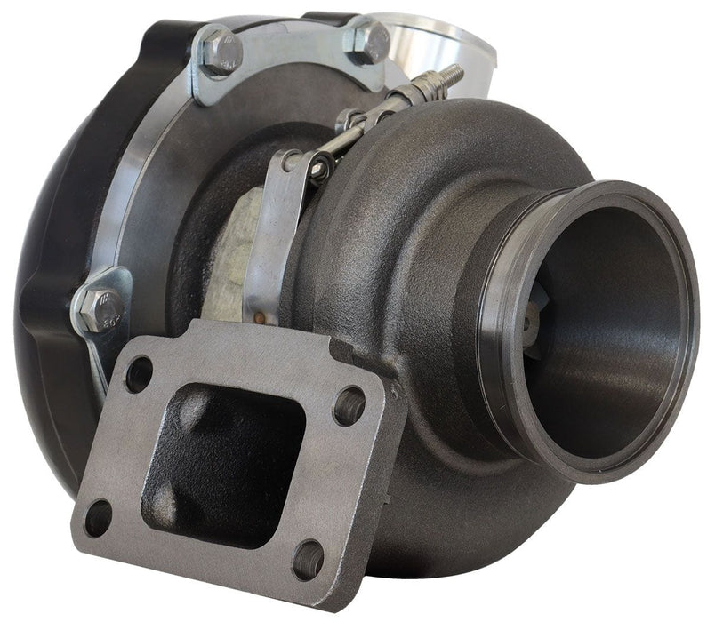 Aeroflow Performance External Wastegate, T3 Inlet Flange, V-Band Exhaust Flange BOOSTED B5855 .61 Turbocharger 770HP, Hi Temp Black Finish AF8005-3043BLK Autofit