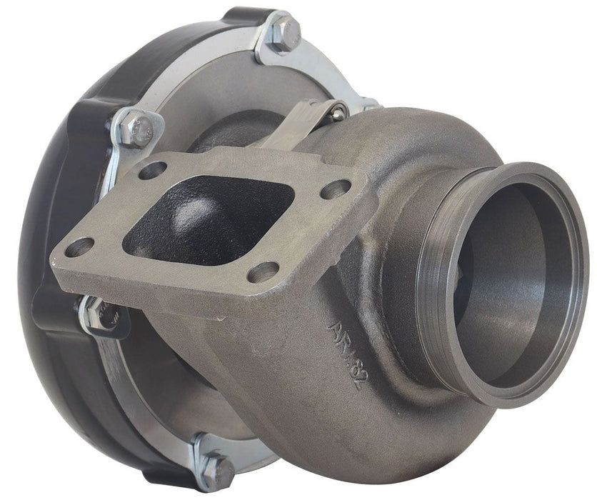 Aeroflow Performance External Wastegate, T3 Inlet Flange, V-Band Exhaust Flange BOOSTED B5855 .83 Turbocharger 770HP, Hi Temp Black Finish AF8005-3044BLK Autofit