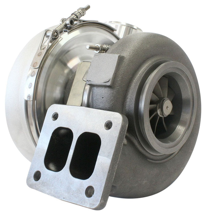 Aeroflow Performance External Wastegate, T4 Inlet Flange, V-Band Exhaust Flange BOOSTED 7375 T4 1.01 Turbocharger 1200HP, Natural Cast Finish AF8005-4040 Autofit