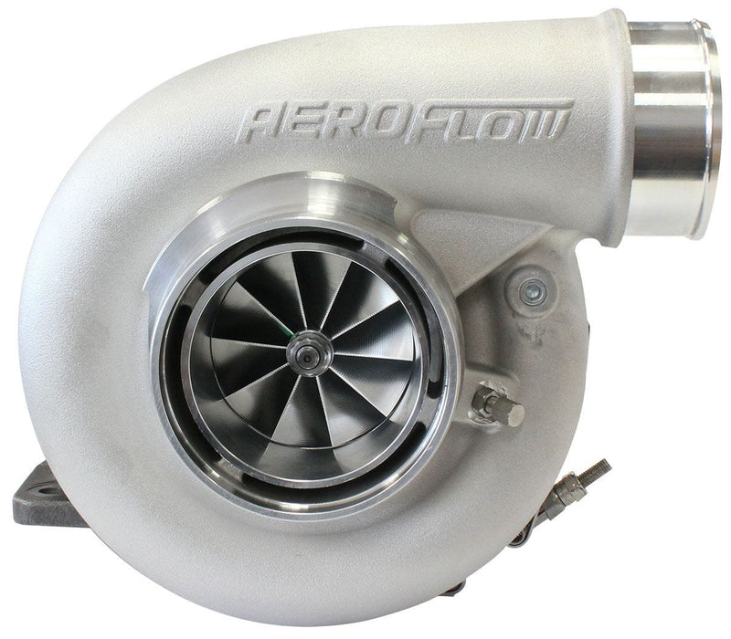 Aeroflow Performance External Wastegate, T4 Inlet Flange, V-Band Exhaust Flange BOOSTED 7375 T4 1.01 Turbocharger 1200HP, Natural Cast Finish AF8005-4040 Autofit