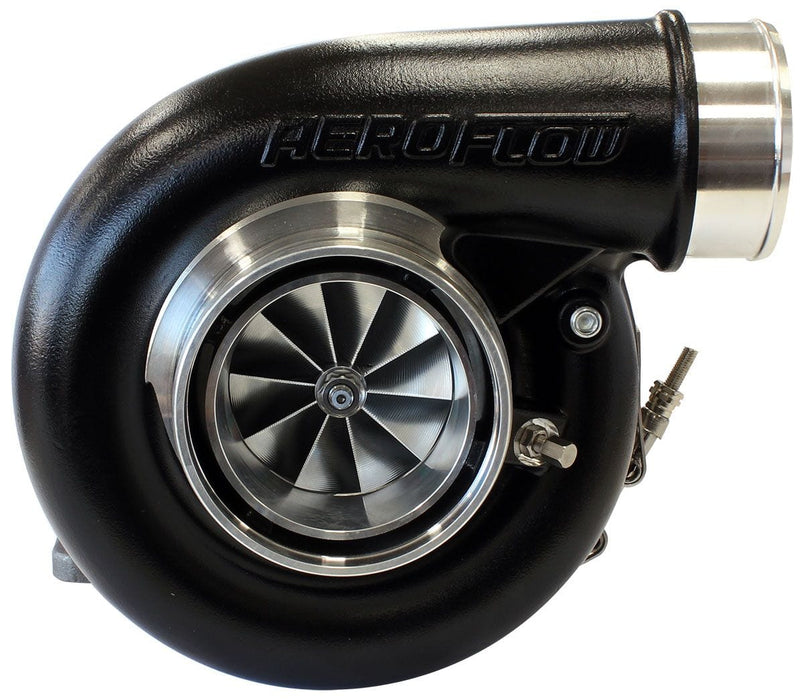 Aeroflow Performance External Wastegate, T4 Inlet Flange, V-Band Exhaust Flange BOOSTED 7375 T4 1.25 Turbocharger 1200HP, Hi Temp Black Finish AF8005-4042BLK Autofit