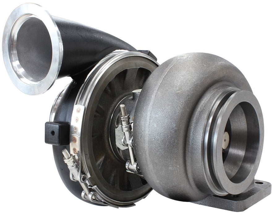 Aeroflow Performance External Wastegate, T4 Twin Entry Inlet Flange, V-Band Exhaust Flange BOOSTED 7075 T4 1.15 Turbocharger 950HP, Hi Temp Black Finish AF8005-4004BLK Autofit