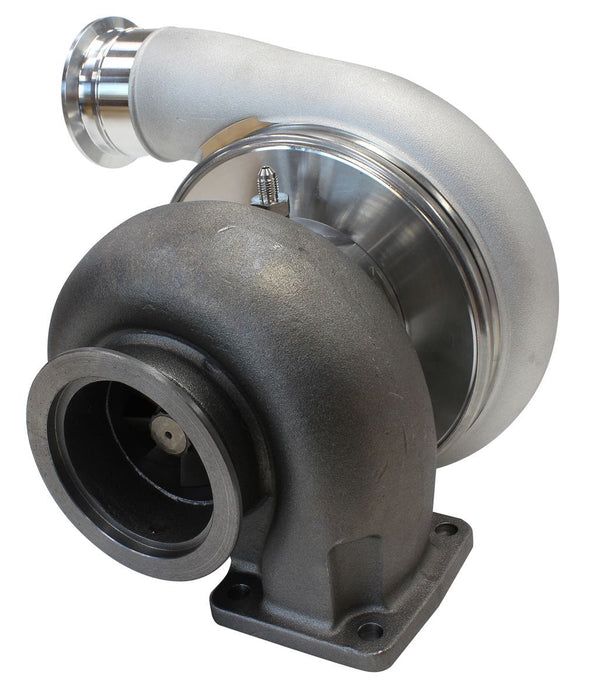 Aeroflow Performance External Wastegate, T4 Twin Entry Inlet Flange, V-Band Exhaust Flange BOOSTED 7575 T4 1.10 Turbocharger 1050HP, Natural Cast Finish AF8005-4017 Autofit