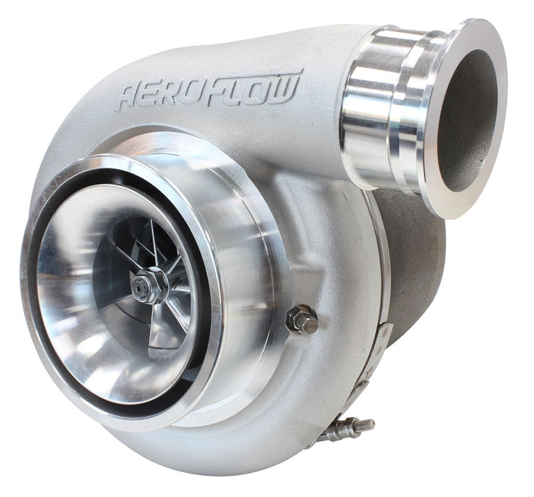Aeroflow Performance External Wastegate, T4 Twin Entry Inlet Flange, V-Band Exhaust Flange BOOSTED 7575 T4 1.10 Turbocharger 1050HP, Natural Cast Finish AF8005-4017 Autofit