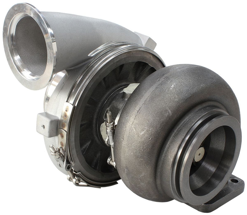 Aeroflow Performance External Wastegate, T4 Twin Entry Inlet Flange, V-Band Exhaust Flange BOOSTED 7675 T4 1.15 Turbocharger 1120HP, Natural Cast Finish AF8005-4005 Autofit