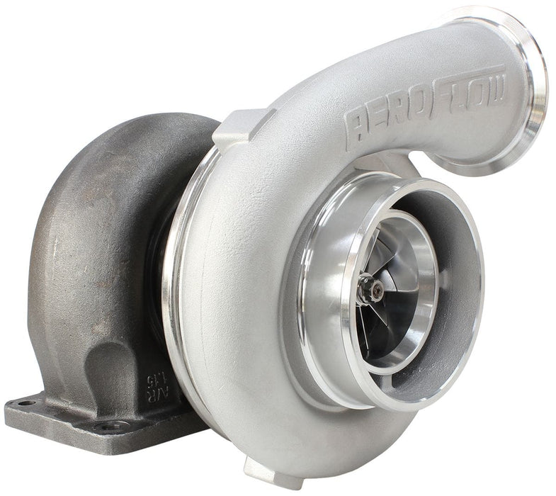 Aeroflow Performance External Wastegate, T4 Twin Entry Inlet Flange, V-Band Exhaust Flange BOOSTED 7675 T4 1.15 Turbocharger 1120HP, Natural Cast Finish AF8005-4005 Autofit