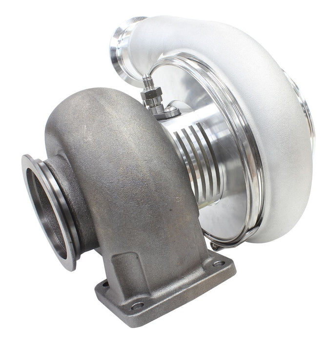 Aeroflow Performance External Wastegate, T4 Twin Entry Inlet Flange, V-Band Exhaust Flange BOOSTED 8075 T4 1.10 Turbocharger 1250HP, Natural Cast Finish AF8005-4018 Autofit