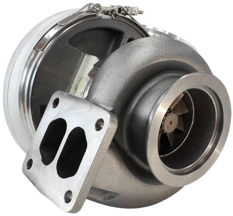 Aeroflow Performance External Wastegate, T4 Twin Entry Inlet Flange, V-Band Exhaust Flange BOOSTED 8075 T4 1.10 Turbocharger 1250HP, Natural Cast Finish AF8006-4018 Autofit
