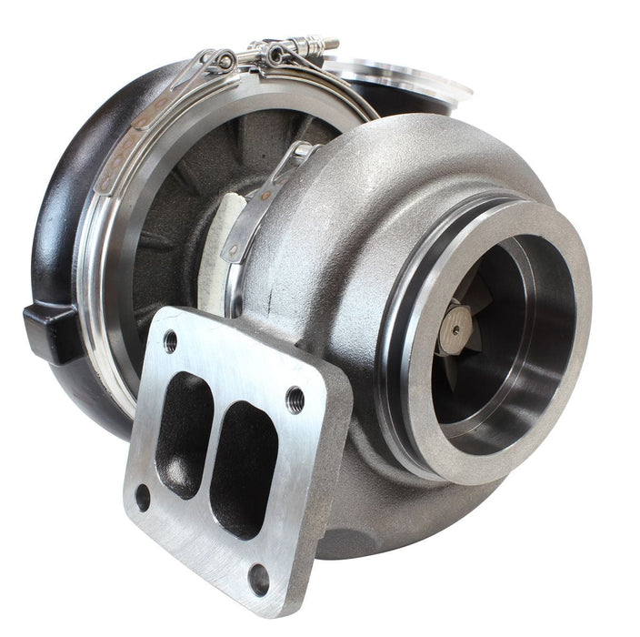 Aeroflow Performance External Wastegate, T4 Twin Entry Inlet Flange, V-Band Exhaust Flange BOOSTED 8077 T4 1.15 Turbocharger 1250HP, Hi Temp Black Finish AF8005-4007BLK Autofit