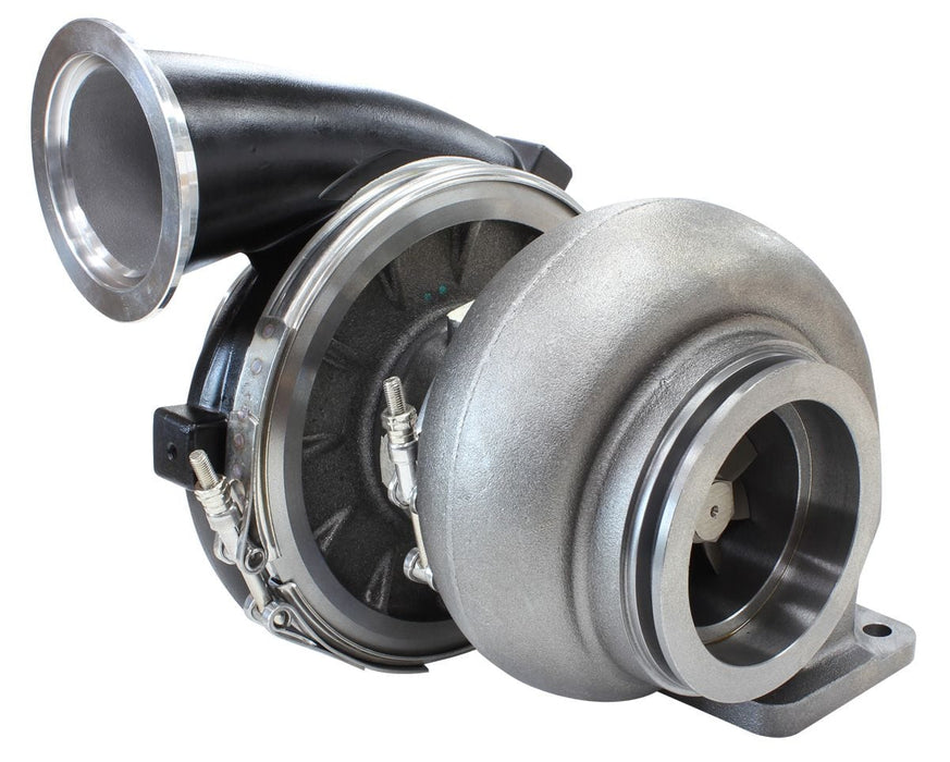Aeroflow Performance External Wastegate, T4 Twin Entry Inlet Flange, V-Band Exhaust Flange BOOSTED 8077 T4 1.15 Turbocharger 1250HP, Hi Temp Black Finish AF8005-4007BLK Autofit