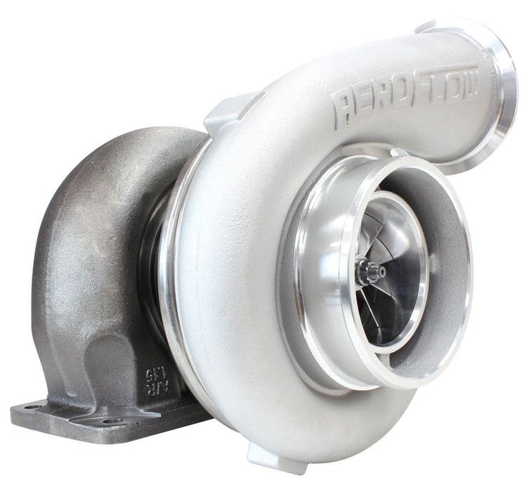 Aeroflow Performance External Wastegate, T4 Twin Entry Inlet Flange, V-Band Exhaust Flange BOOSTED 8077 T4 1.15 Turbocharger 1250HP, Natural Cast Finish AF8005-4007 Autofit