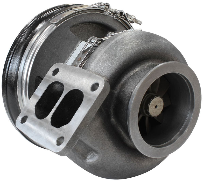 Aeroflow Performance External Wastegate, T4 Twin Entry Inlet Flange, V-Band Exhaust Flange BOOSTED 8888 T4 1.25 Turbocharger 1600HP, Hi Temp Black Finish AF8006-4001BLK Autofit