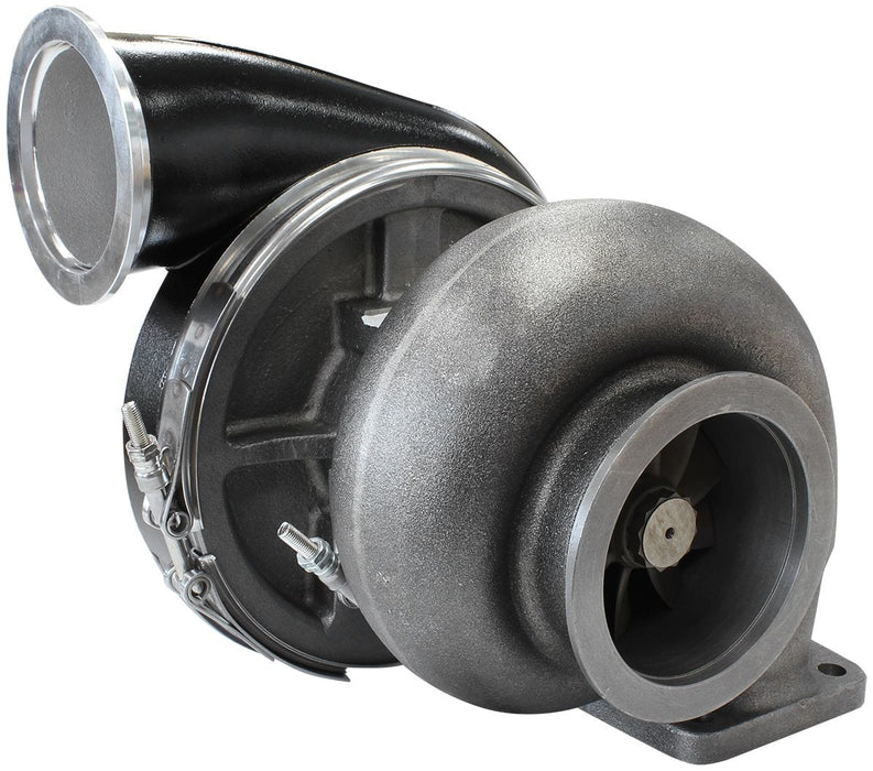 Aeroflow Performance External Wastegate, T4 Twin Entry Inlet Flange, V-Band Exhaust Flange BOOSTED 8888 T4 1.25 Turbocharger 1600HP, Hi Temp Black Finish AF8006-4001BLK Autofit