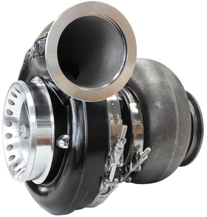 Aeroflow Performance External Wastegate, T4 Twin Entry Inlet Flange, V-Band Exhaust Flange BOOSTED 8888 T4 1.25 Turbocharger 1600HP, Hi Temp Black Finish AF8006-4001BLK Autofit